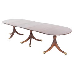 Regency Pedestal Table 14 Seater Extending Mahogany