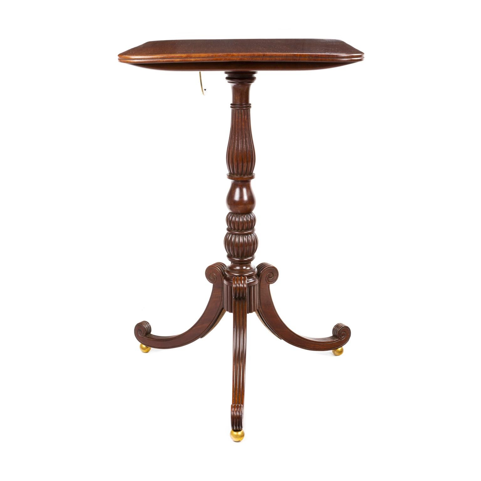 A fine quality Regency plumb pudding mahogany pedestal table attributed to Gillows of Lancaster and London.

Gillows of Lancaster and London, also known as Gillow & Co., was an English furniture making firm based in Lancaster, Lancashire, and in