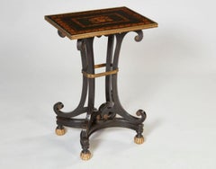 Regency Penwork Table
