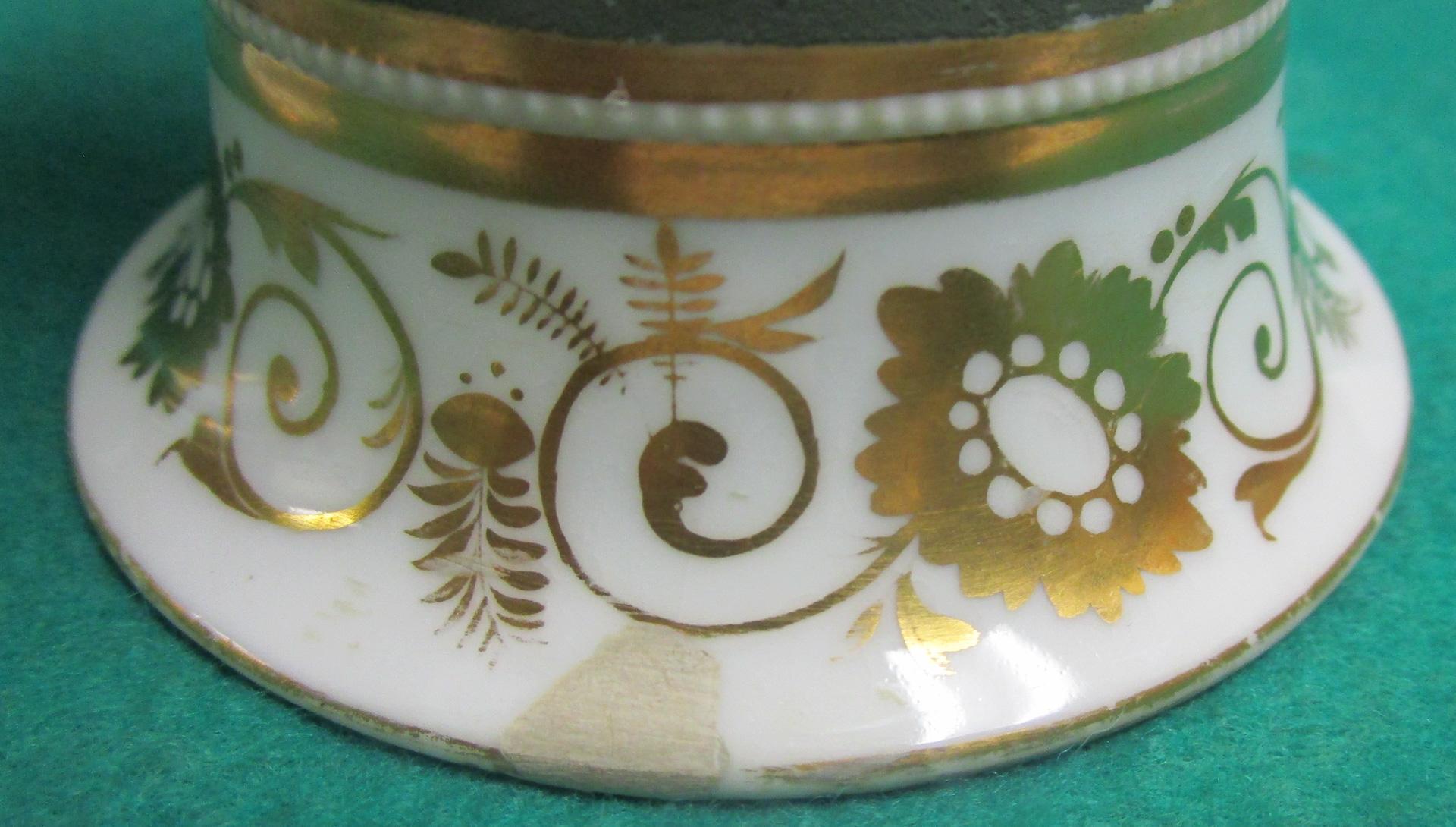 Regency Period Botanical Old Paris Porcelain Vase Pair For Sale 6