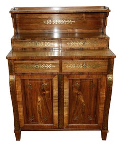 Regency period Brass inlaid Chiffonier, circa 1820.