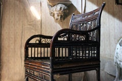 Regency Period ‘Brighton Pavilion’ Bamboo Armchair, circa 1815-1825