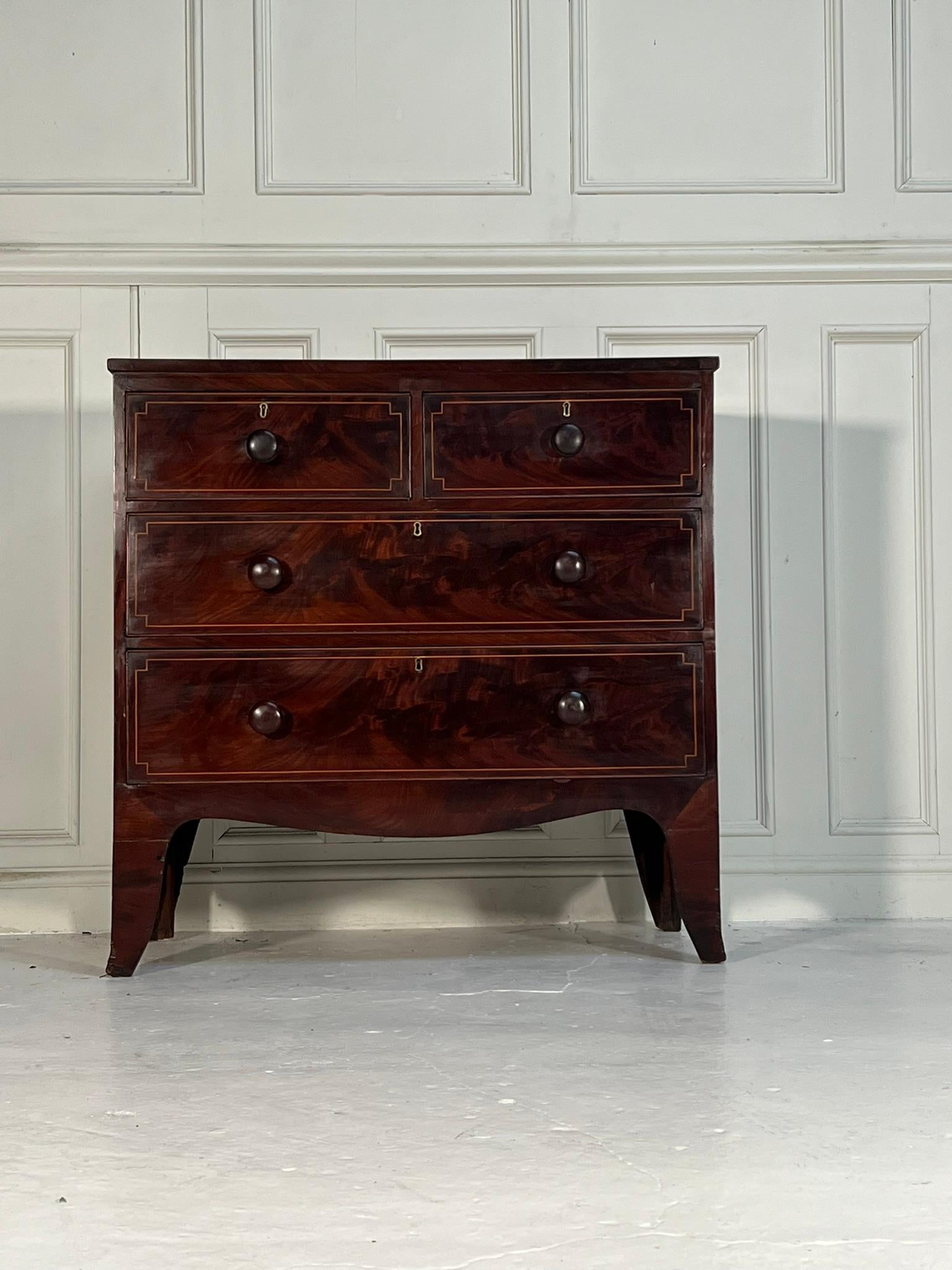 Regency Period Chest of Drawers For Sale 4