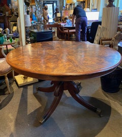 Regency Period Circular Mahogany Dining Table
