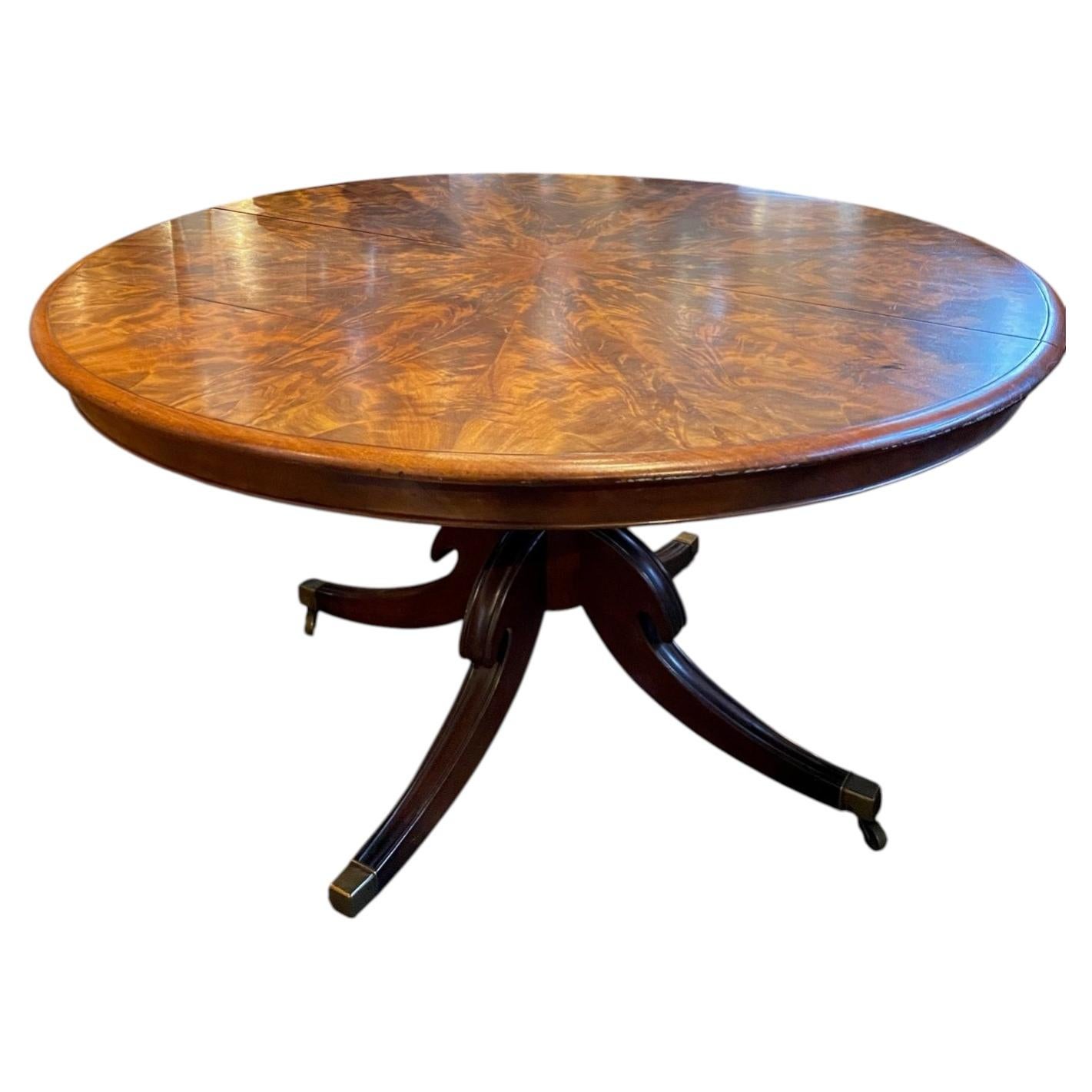 Regency Period Circular Mahogany Dining Table