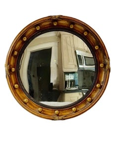 Regency Period Convex Mirror, Circa 1820