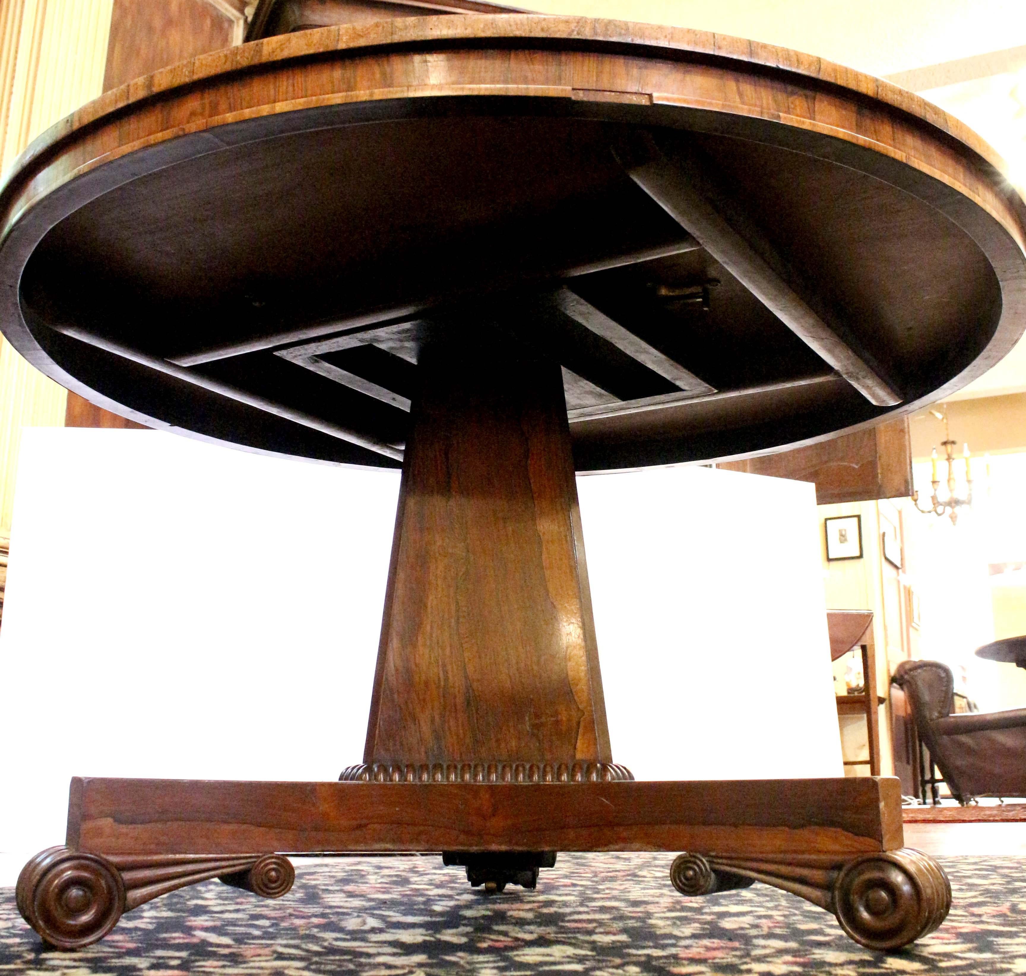 Wood Regency Period English Center Table