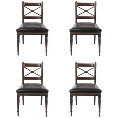 Regency Period English Mahogany Side Chairs