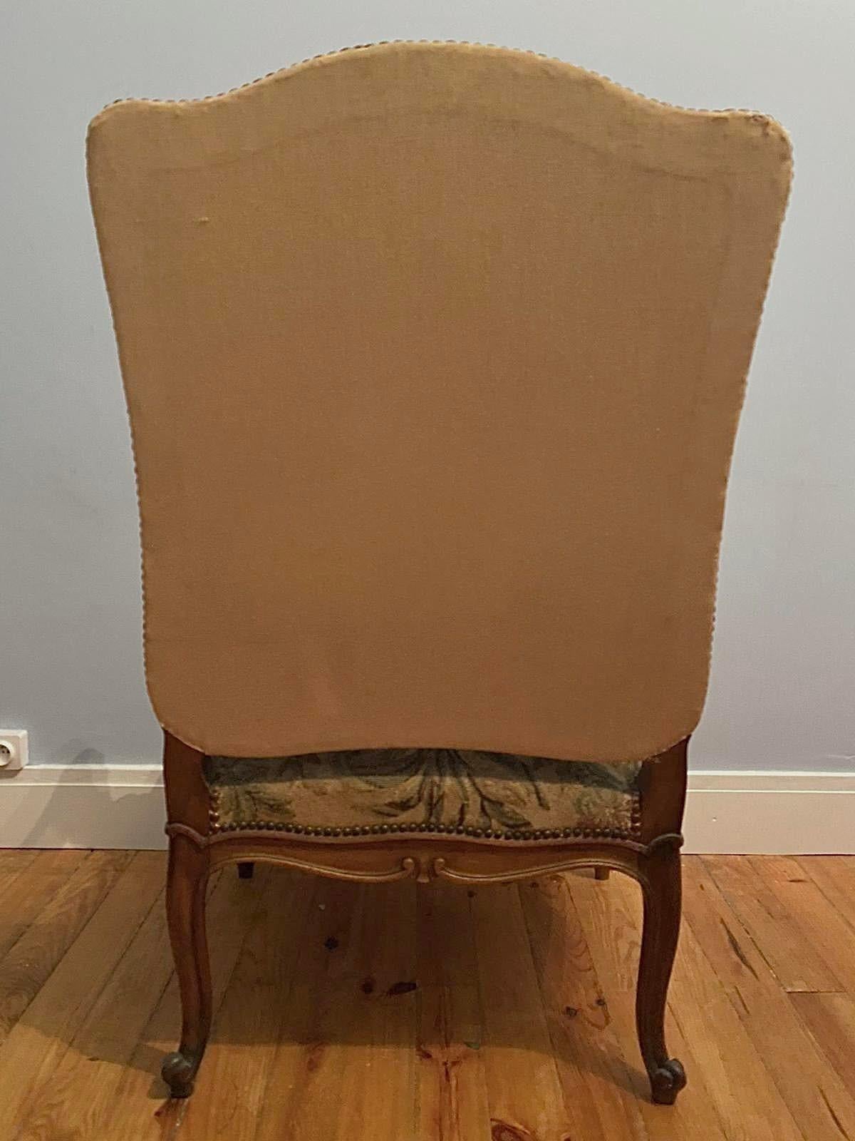 Französischer Sessel „Fauteuil a La Reine“ aus der Regency-Periode, 18. Jahrhundert – Frankreich im Zustand „Gut“ im Angebot in Beuzevillette, FR