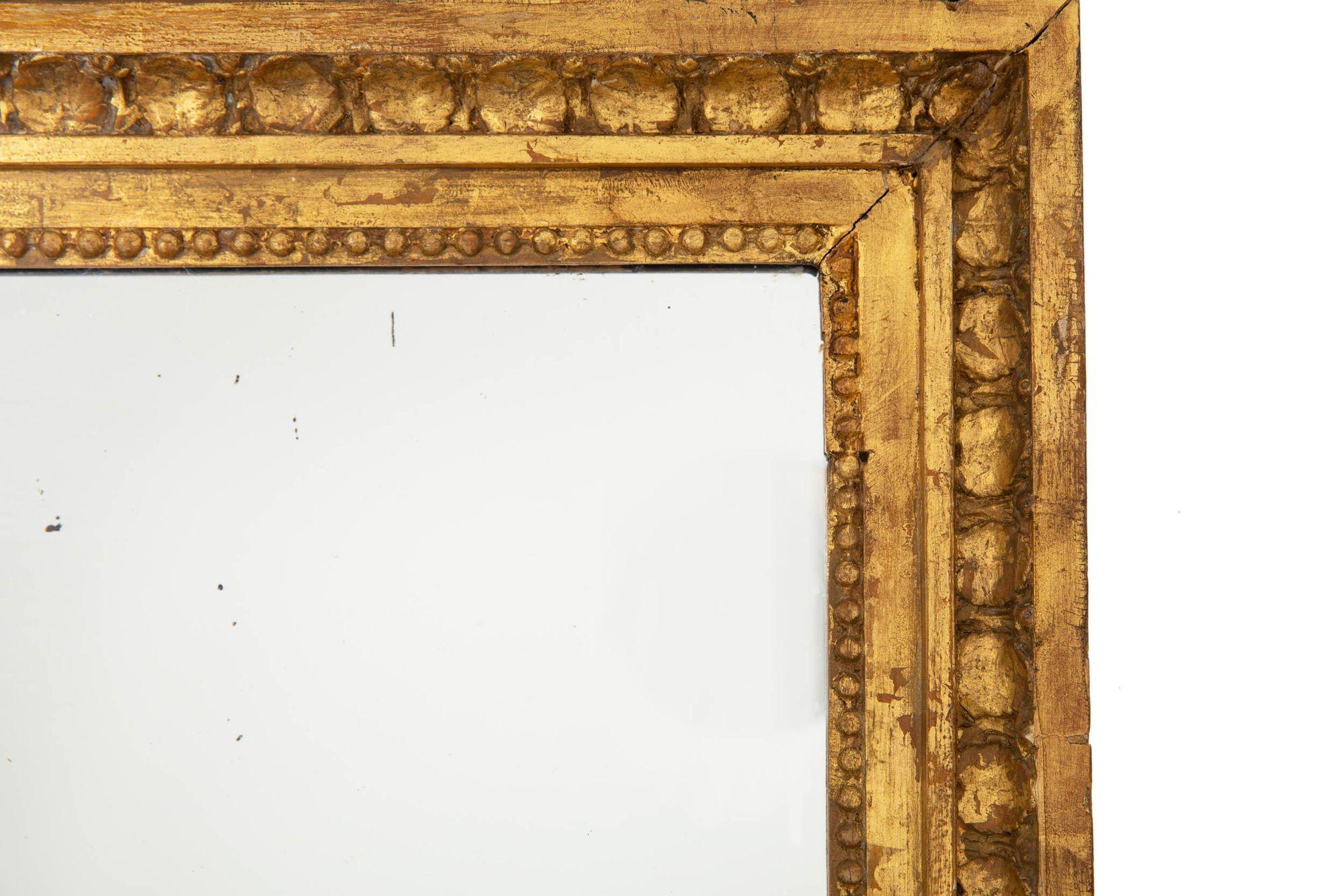 Miroir d'embarcadère doré d'époque Régence avec masque de lion, début du 19ème siècle en vente 8