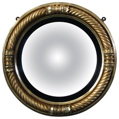 Regency Period Gilt Framed Convex Mirror