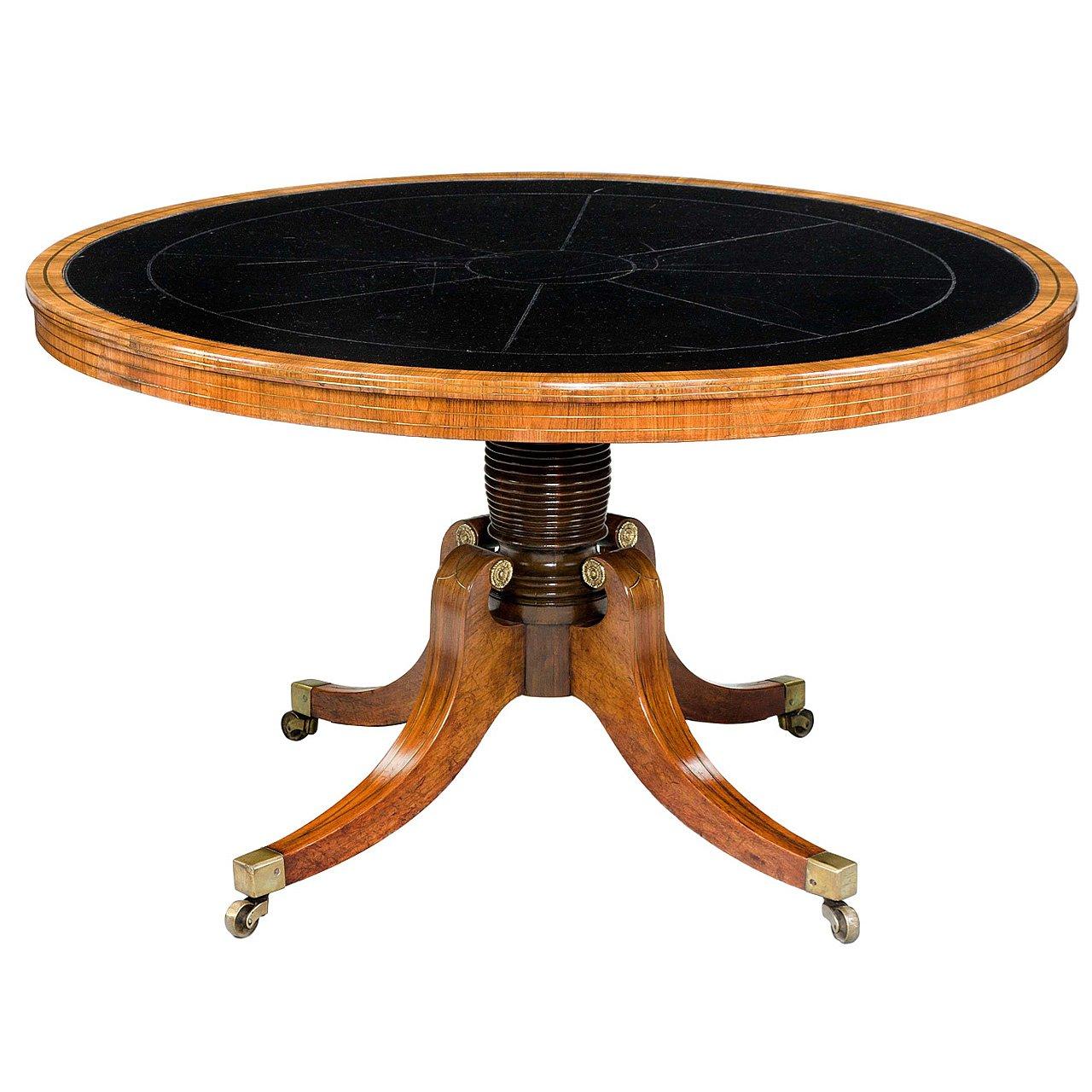 Regency Period Kingwood Centre Table