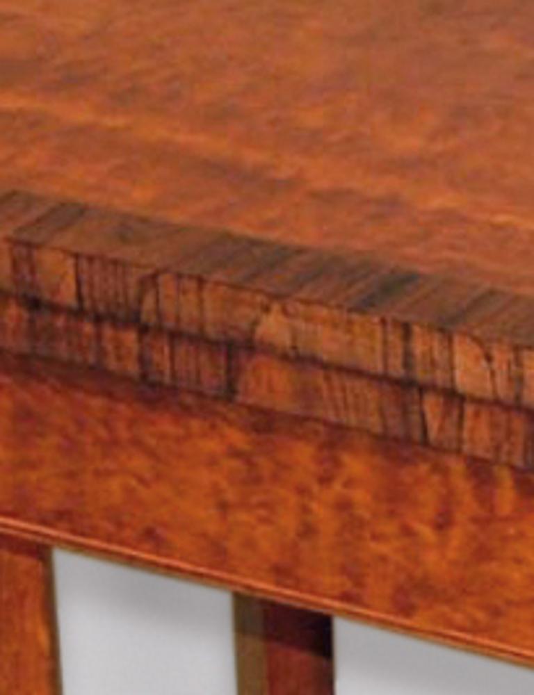Mahagoni-Kartentisch mit Mittelsockel aus der Regency-Periode (Poliert) im Angebot