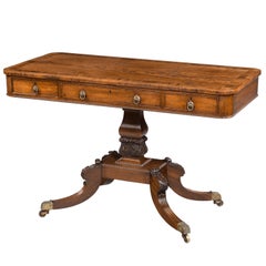 Regency Period Mahogany Centre Standing Table
