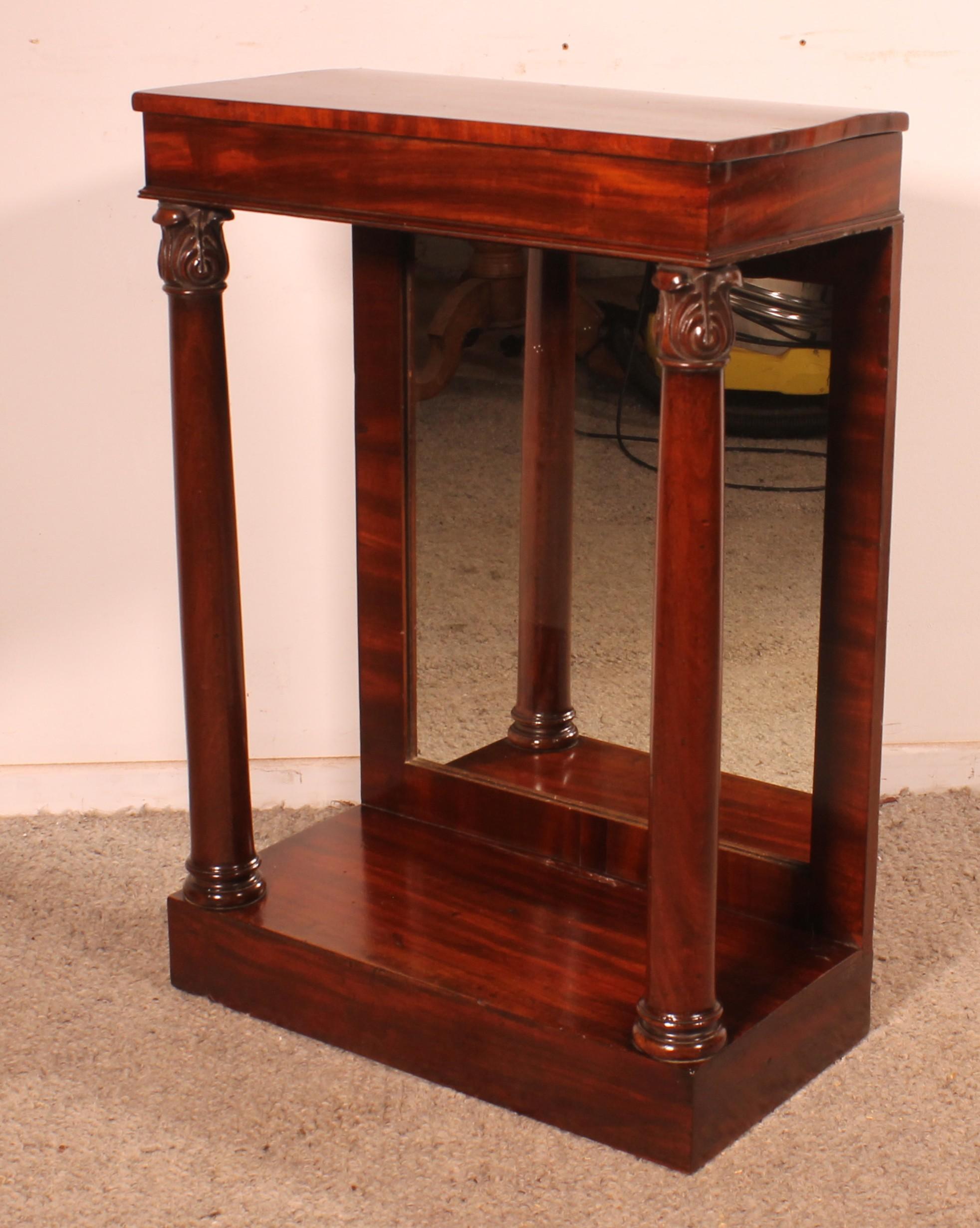 Regency Period Mahogany Console Table, Circa 1820 For Sale 5
