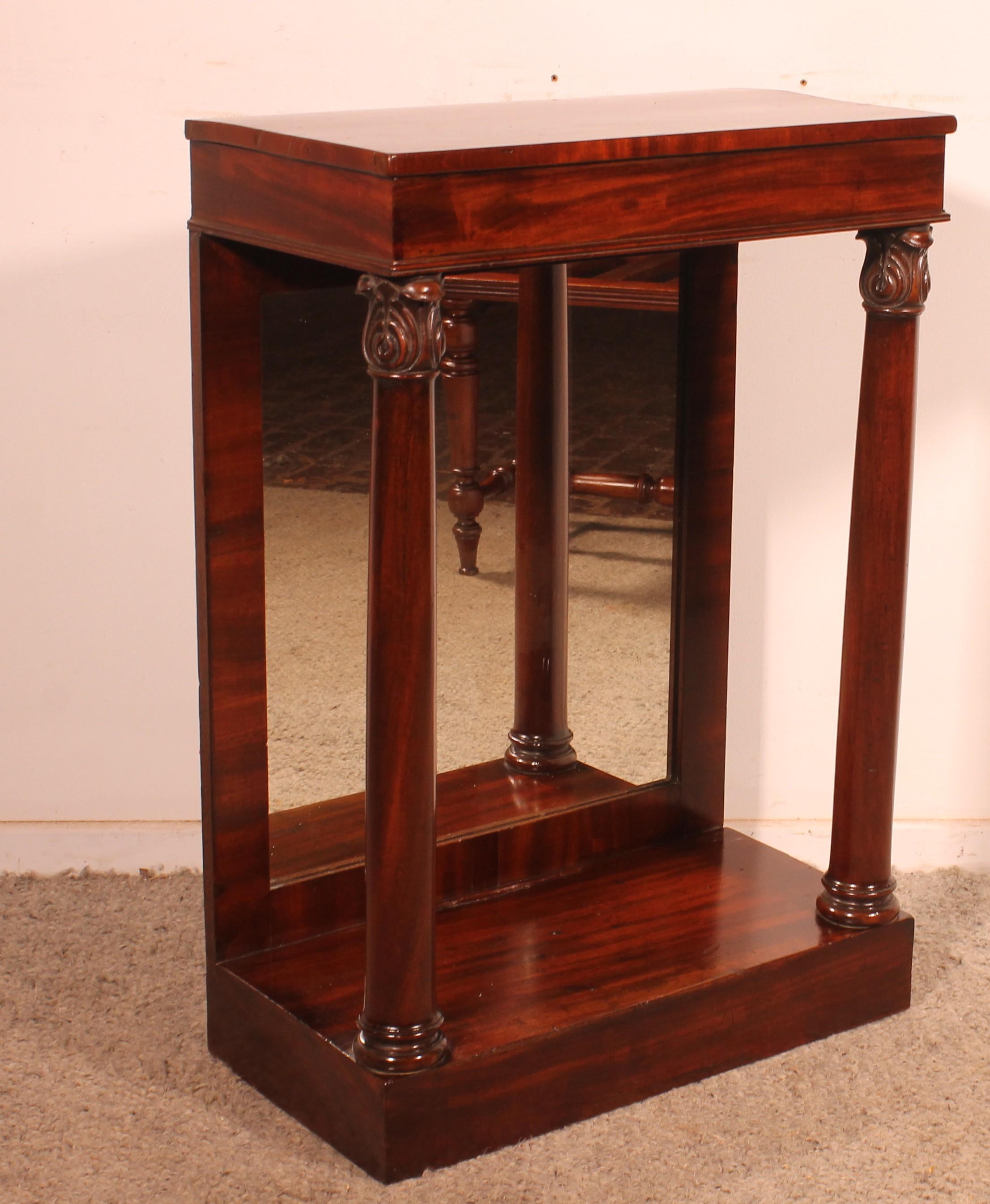 19th Century Regency Period Mahogany Console Table, Circa 1820 For Sale