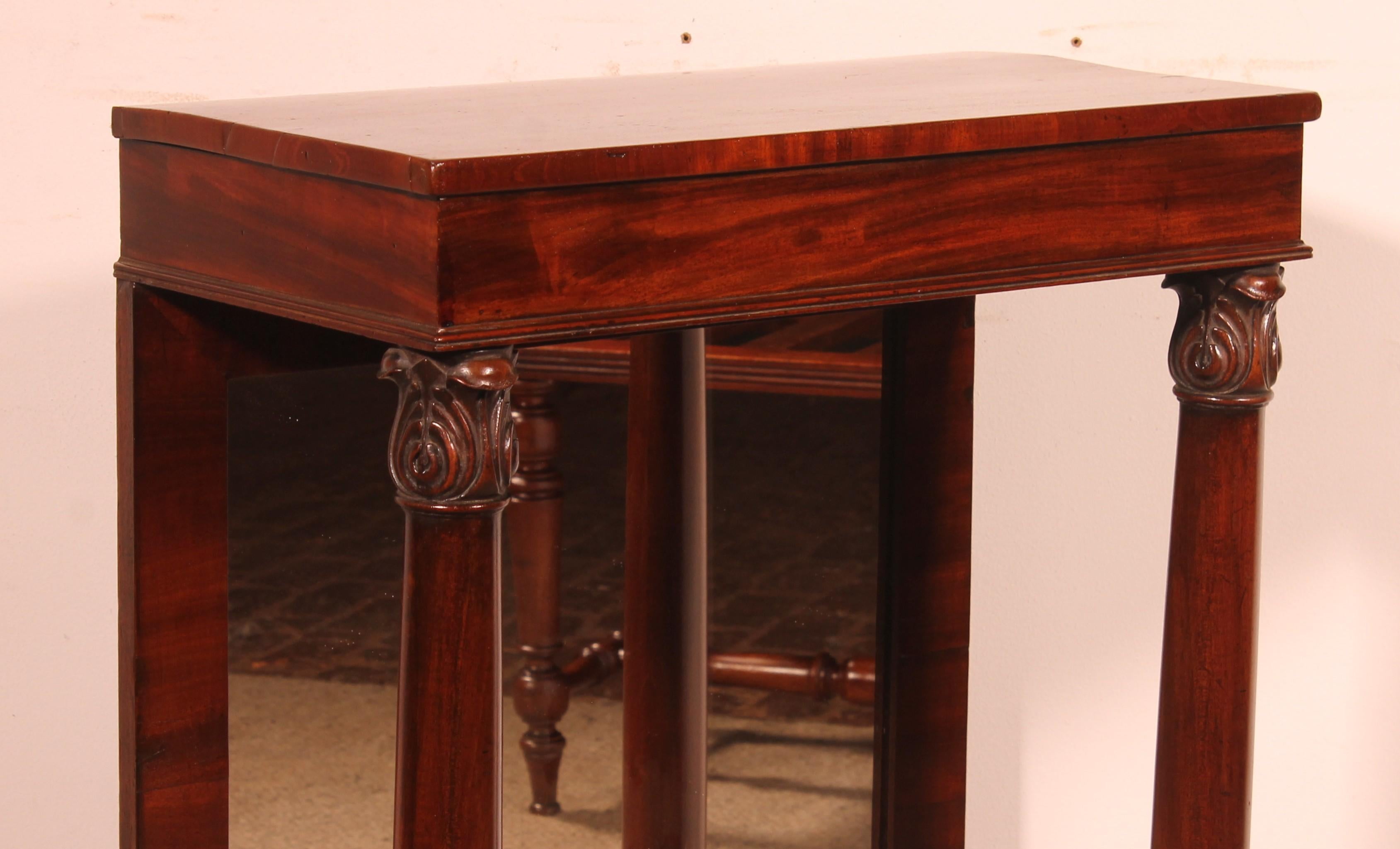 Regency Period Mahogany Console Table, Circa 1820 For Sale 1