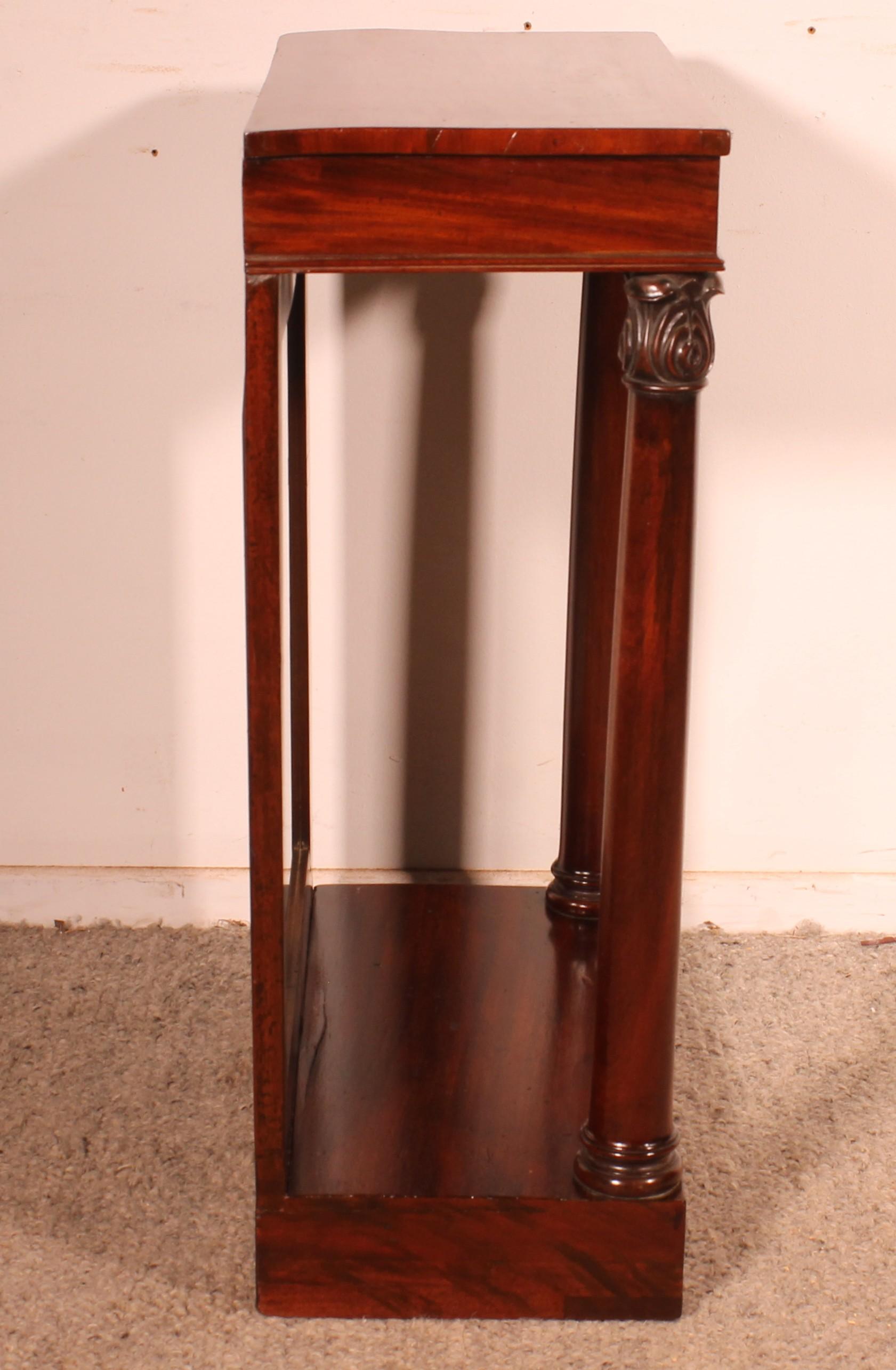 Regency Period Mahogany Console Table, Circa 1820 For Sale 2