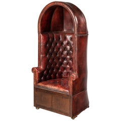 Regency Period Mahogany Framed Hall Porters Chair