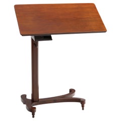 Regency Period Mahogany Lectern or Reading Bedside Table