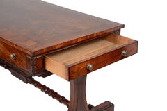 Regency Period Mahogany Library Table