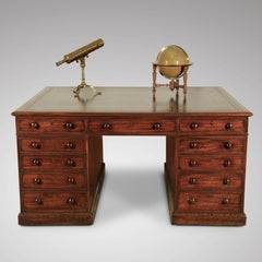 Regency Period Mahogany Partners Desk