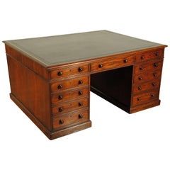 Regency Period Mahogany Partners Desk