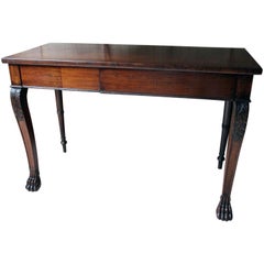 Regency Period Mahogany Serving / Console Table, circa 1820