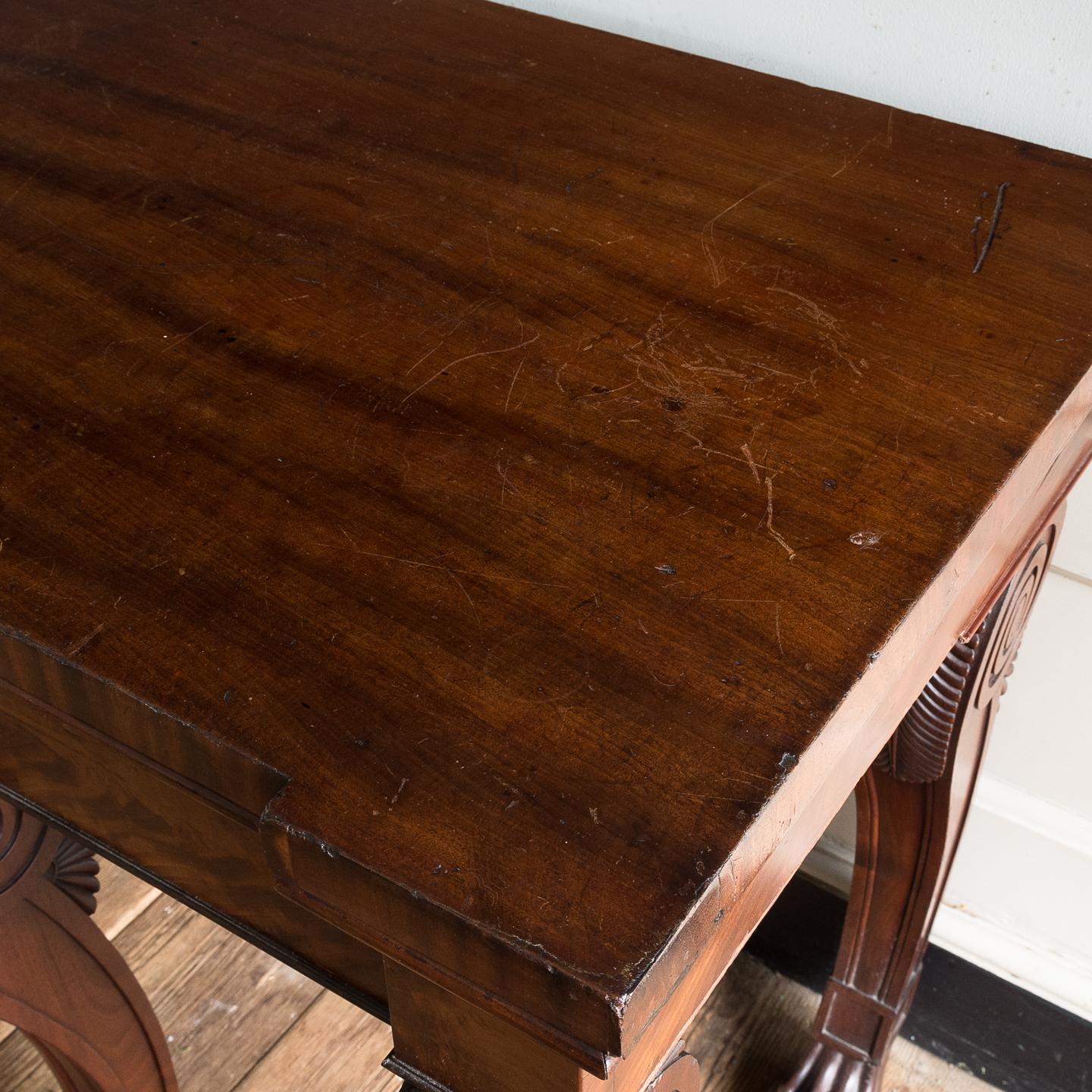 Regency Period Mahogany Serving Table 8