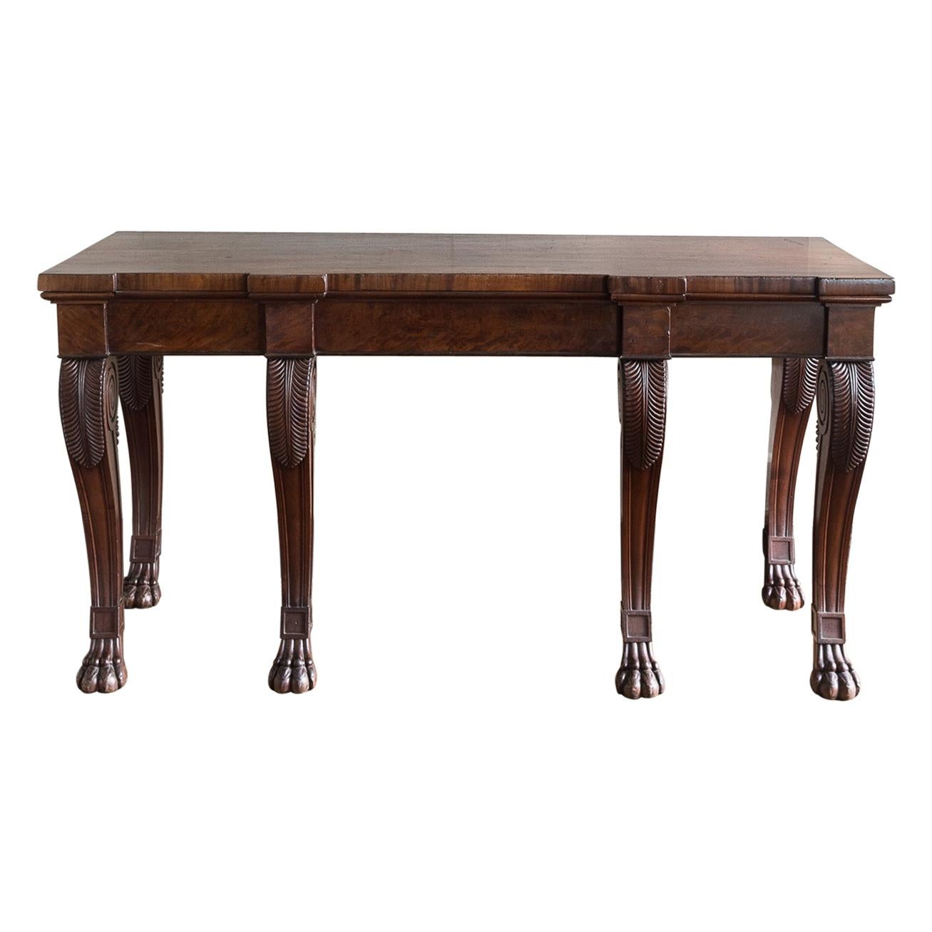 Regency Period Mahogany Serving Table