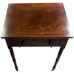 Regency Period Mahogany Side Table standing on finely turned legs circa 1810 Antique Regency Period Mahogany Side Table standing on finely turned legs circa 1810