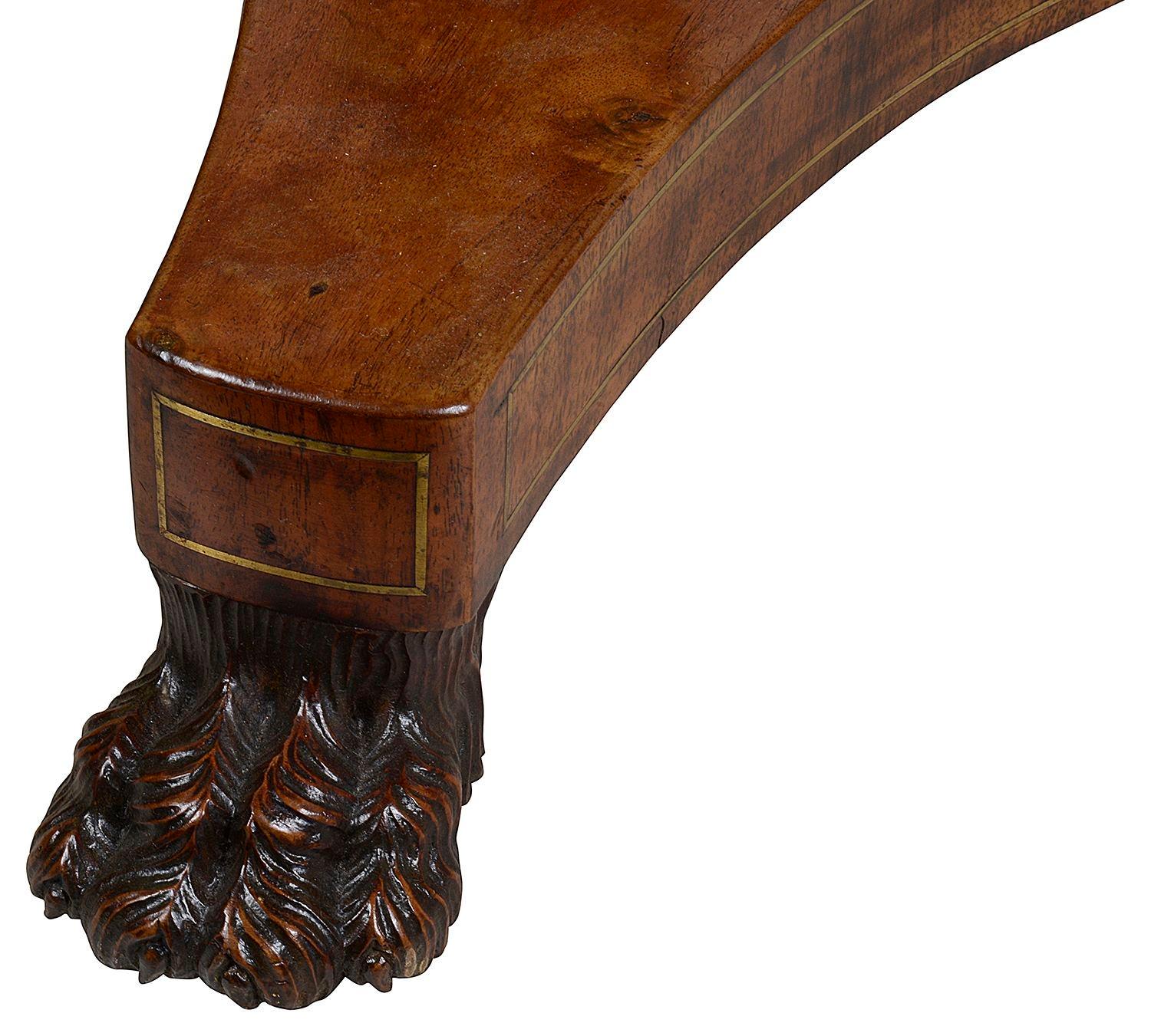 Regency period Maltese specimen marble top centre table. For Sale 1