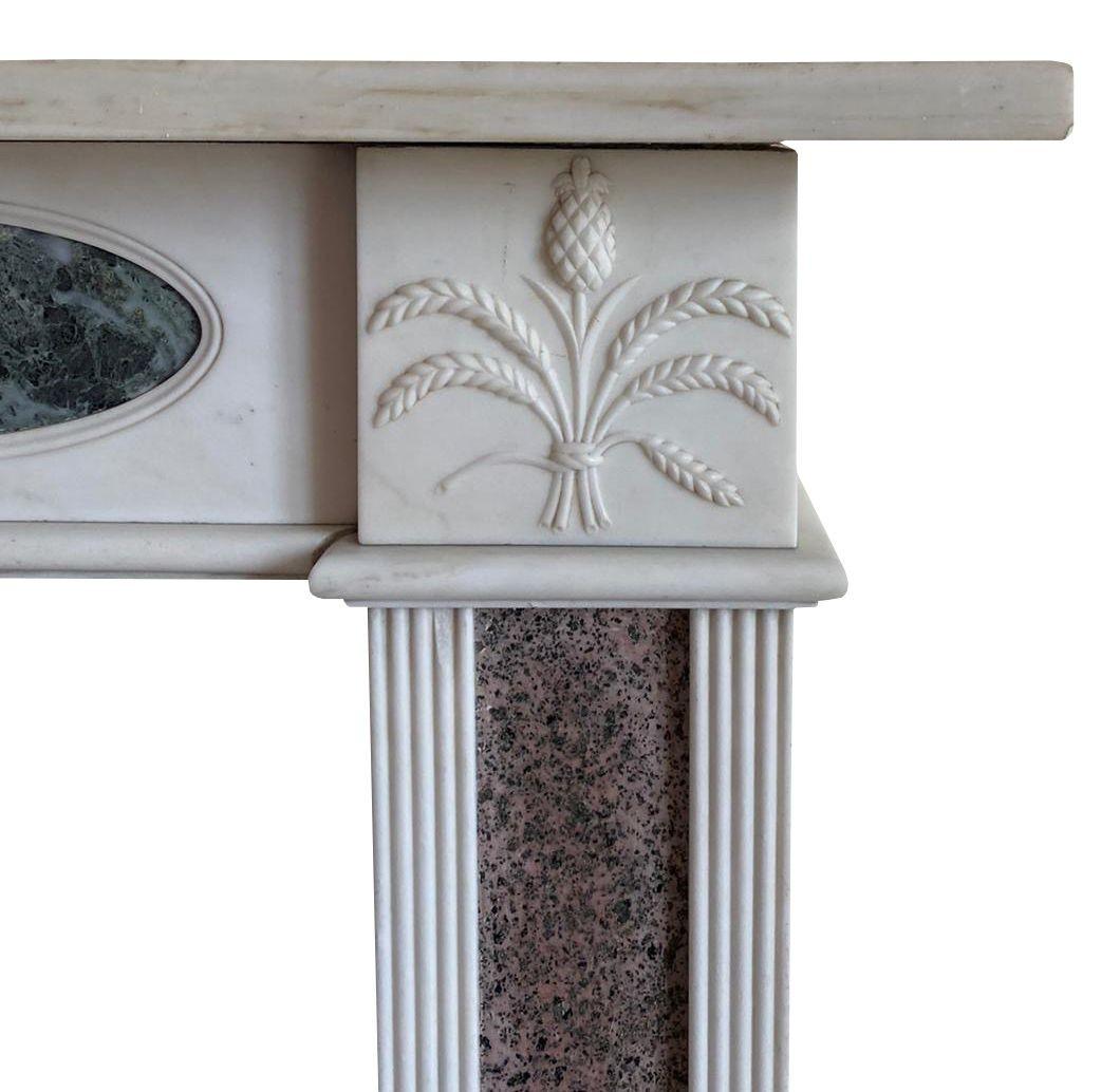19th Century Regency Period Marble English Mantel For Sale