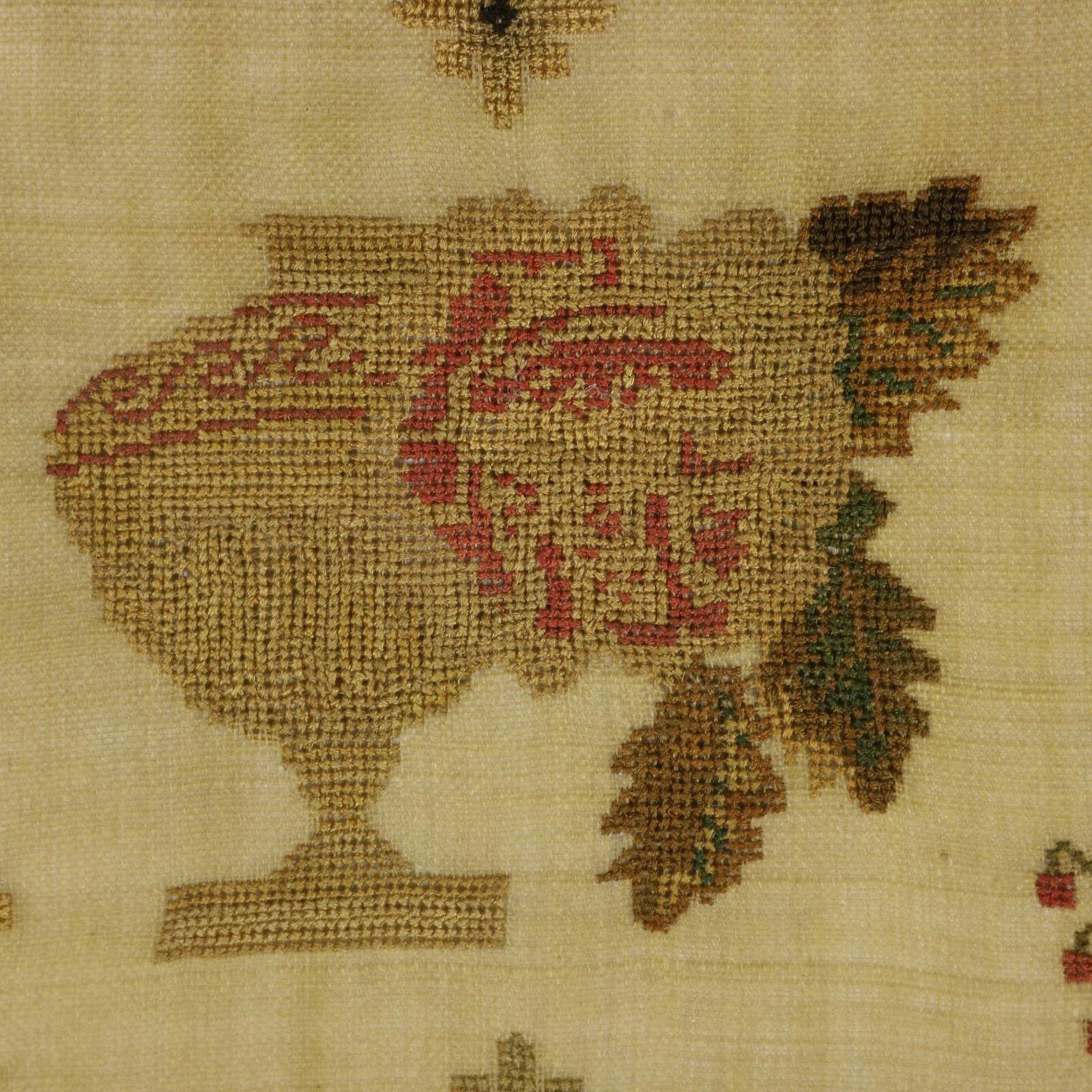 Sampler de Norfolk de l'époque de la Régence, 1828, par E A Giscard âgé de 12 ans en vente 7