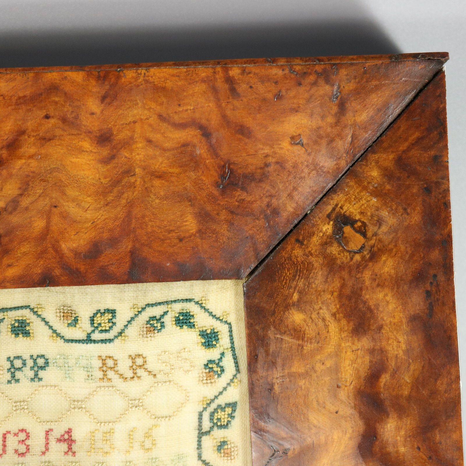 Sampler de Norfolk de l'époque de la Régence, 1828, par E A Giscard âgé de 12 ans en vente 8
