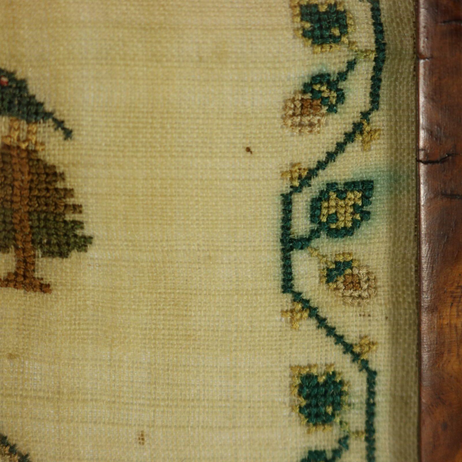 Sampler de Norfolk de l'époque de la Régence, 1828, par E A Giscard âgé de 12 ans en vente 14