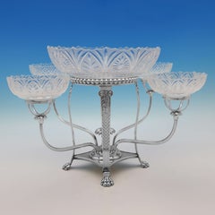 Regency Period Old Sheffield Plate Epergne or Centrepiece, Made circa 1815