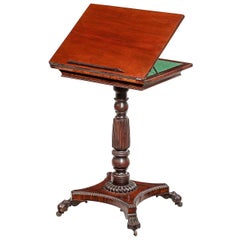 Antique Regency Period Reading and Writing Table