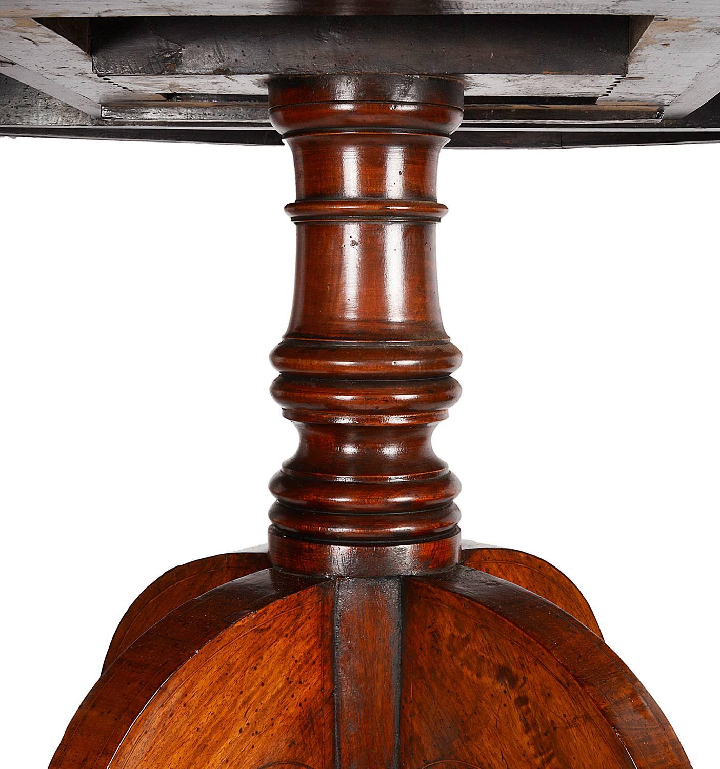 19th Century Regency Period Rosewood Centre Table
