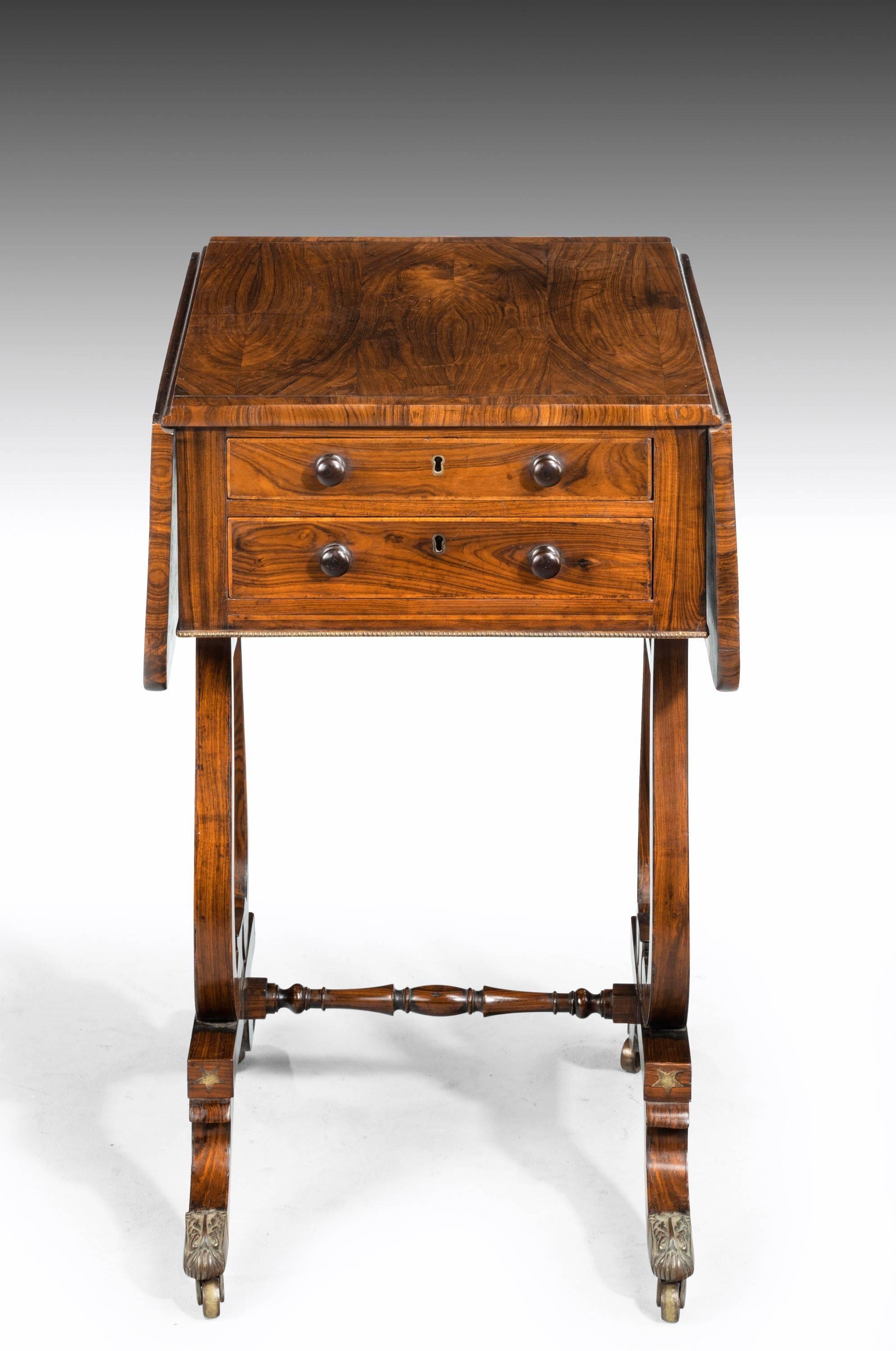 Early 19th Century Regency Period Rosewood Table of Small Proportions