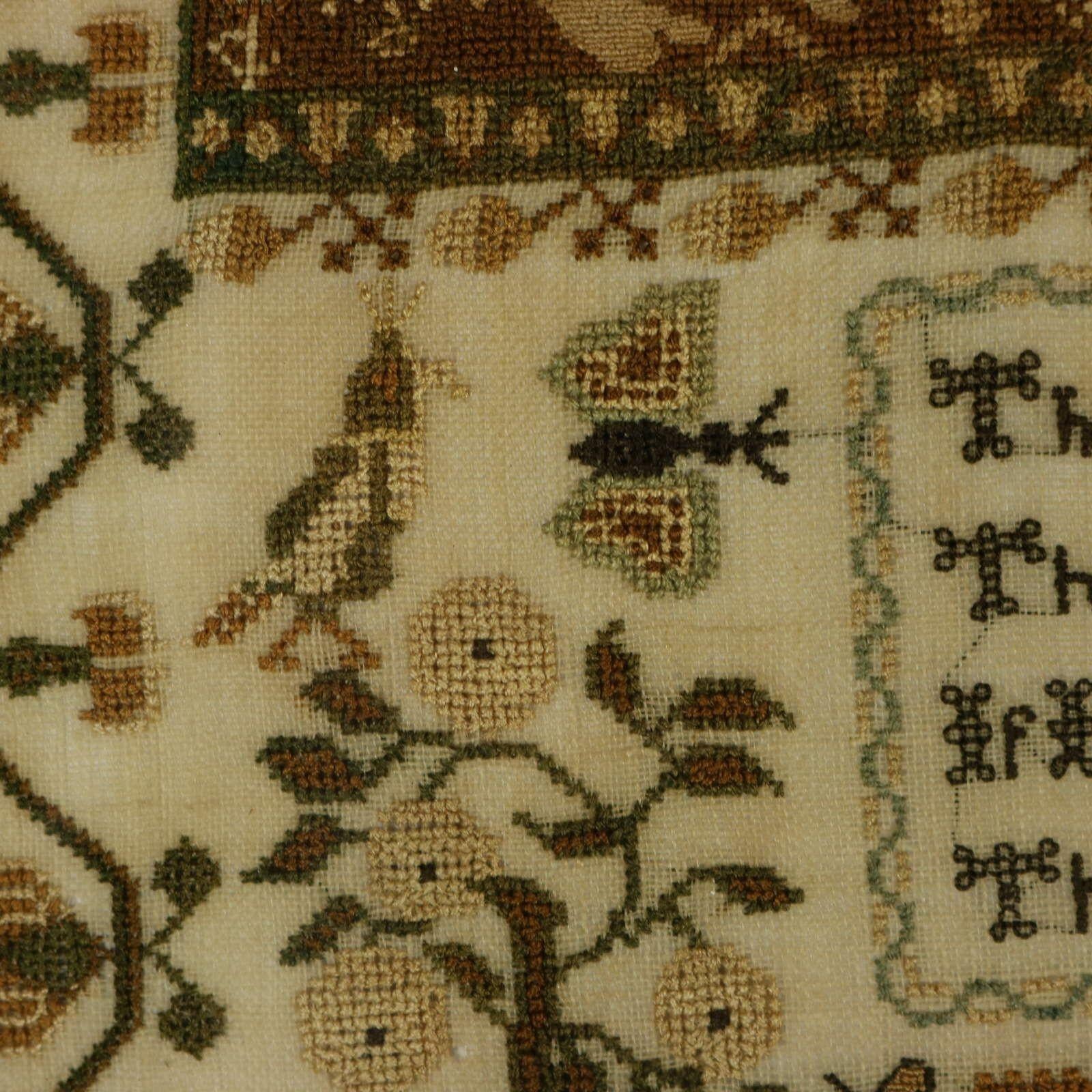 Regency Period Sampler, 1827, by Maria Thurgood im Angebot 6