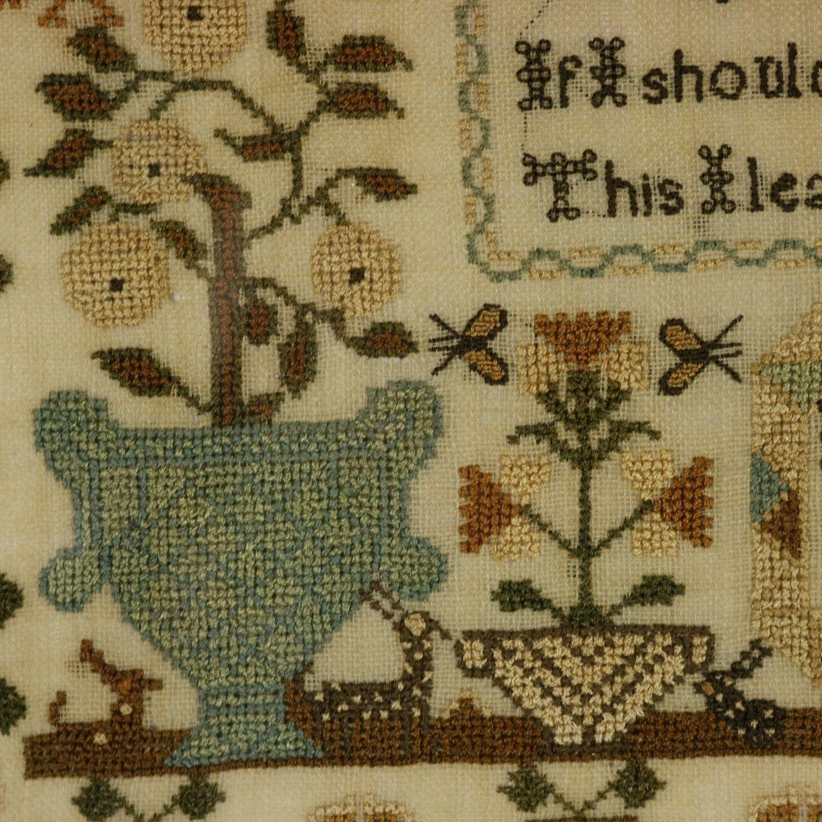 Regency Period Sampler, 1827, by Maria Thurgood im Angebot 7