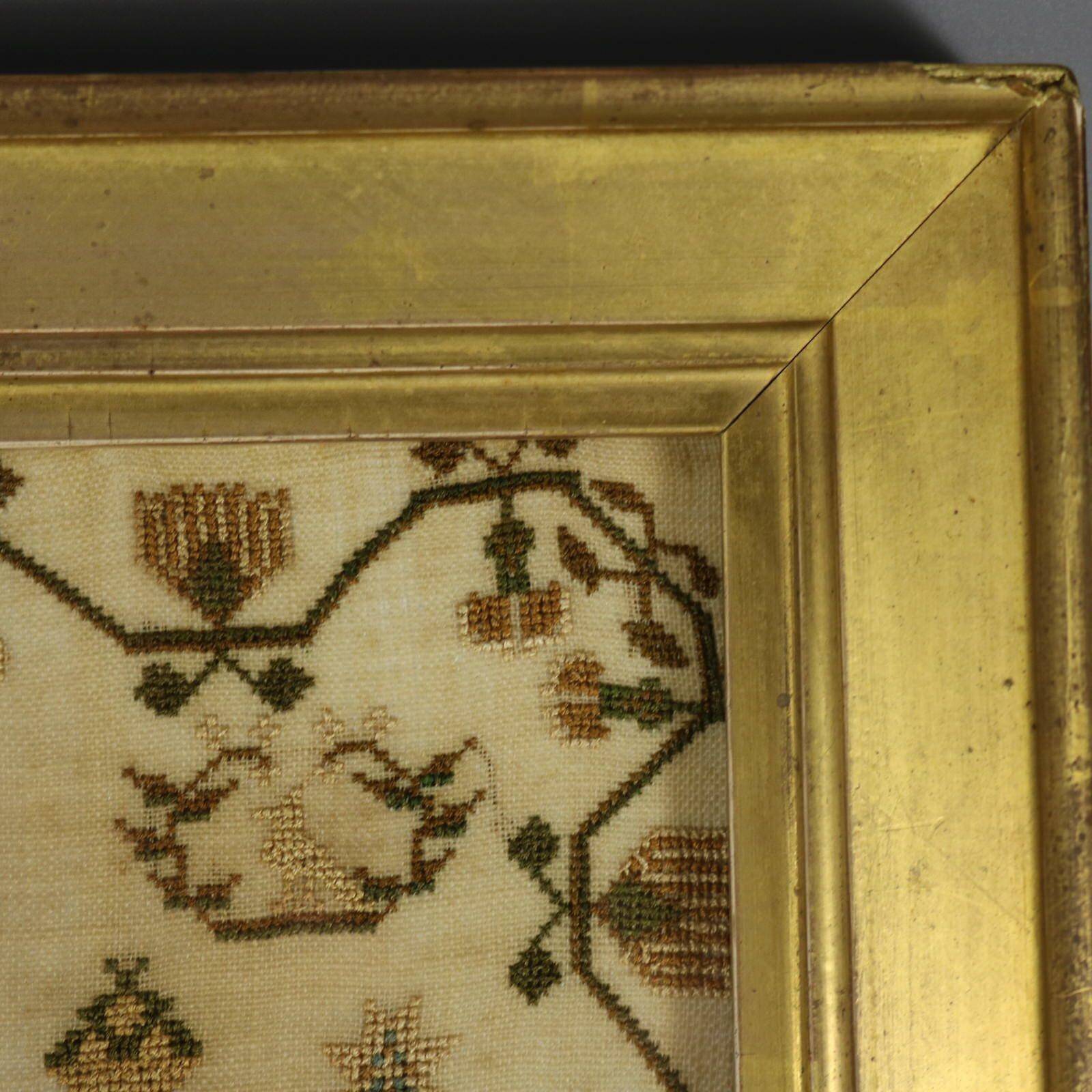 Regency Period Sampler, 1827, by Maria Thurgood im Angebot 9