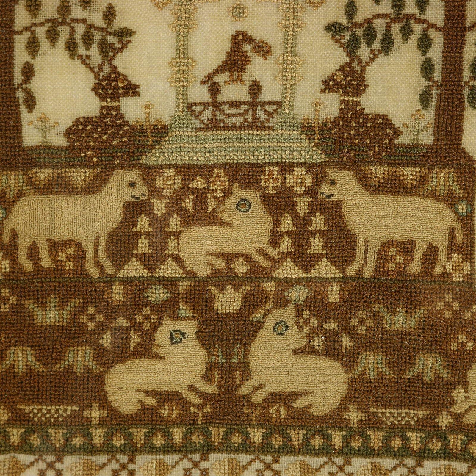 Regency Period Sampler, 1827, by Maria Thurgood im Angebot 3