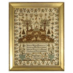 Regency Period Sampler, 1827, by Maria Thurgood