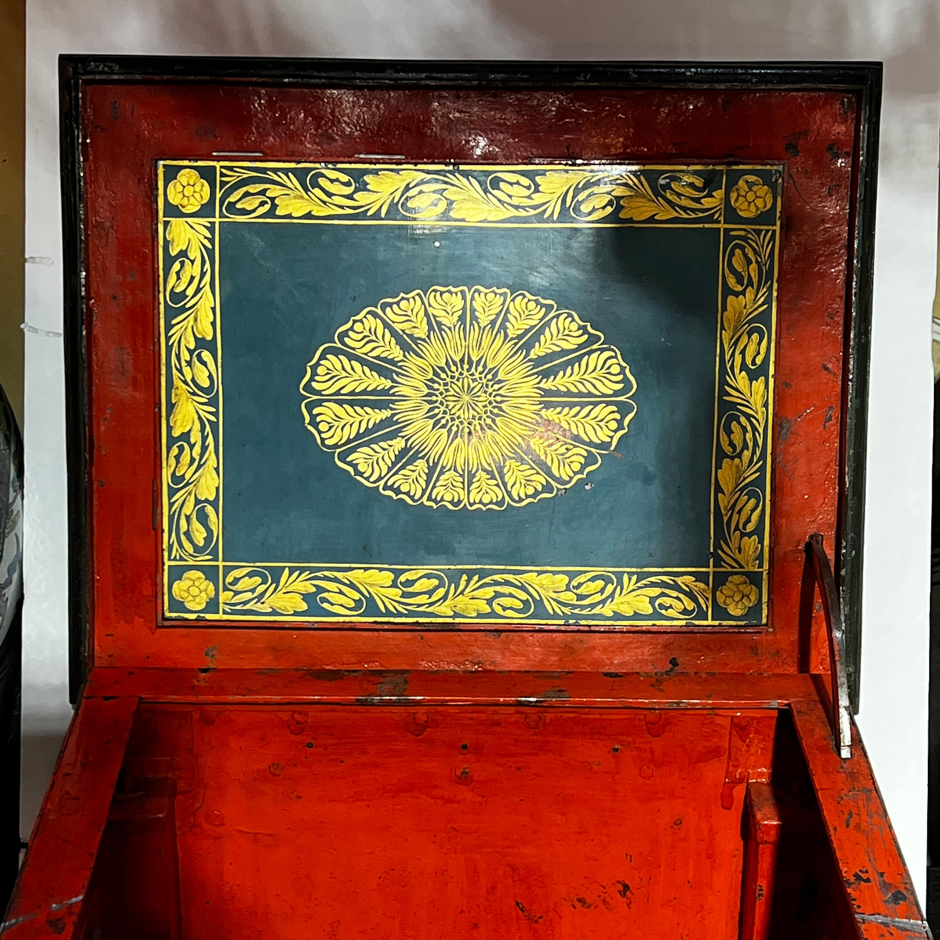 Regency Period Steel Strong Box For Sale 5