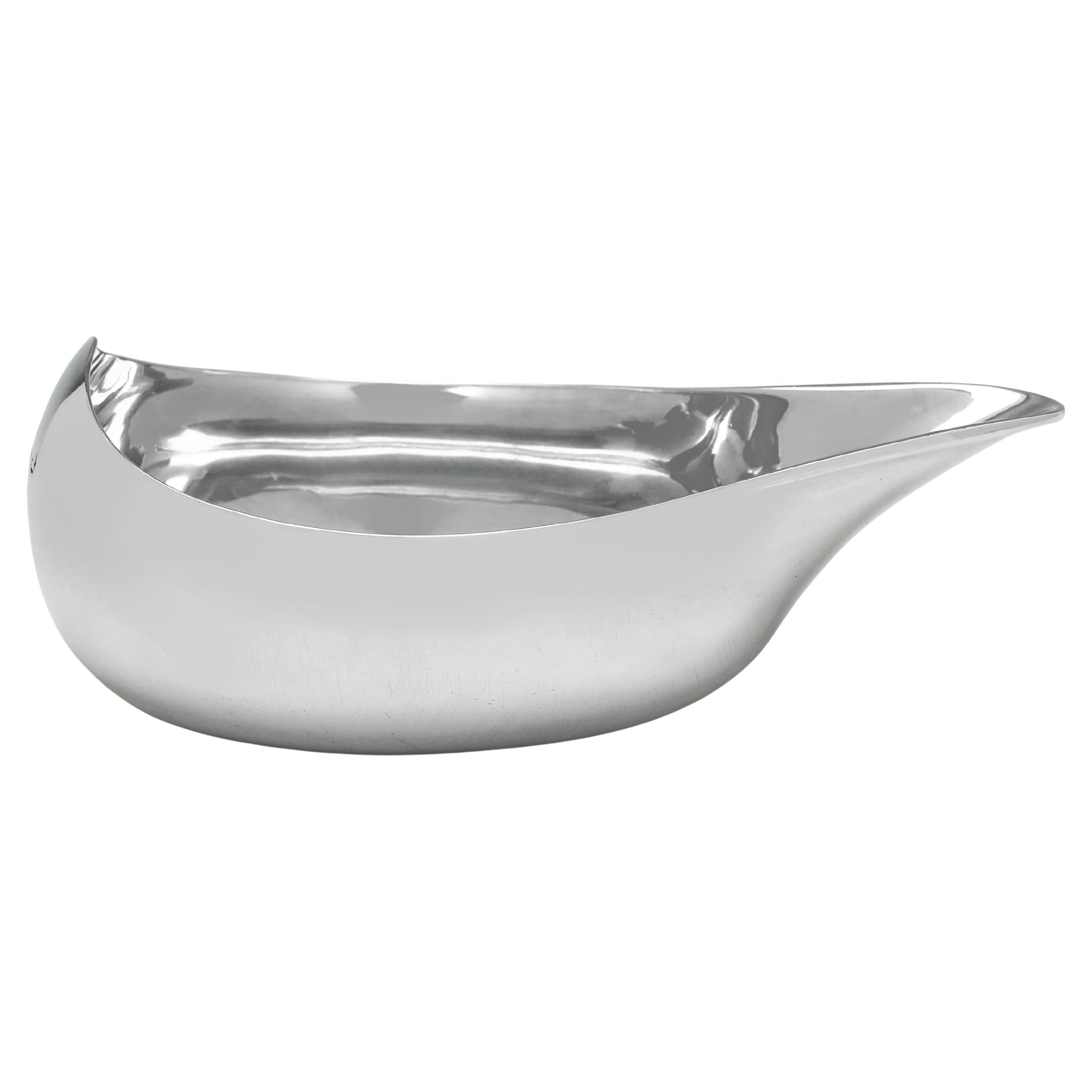 Regency period sterling silver pap boat made in London in 1812