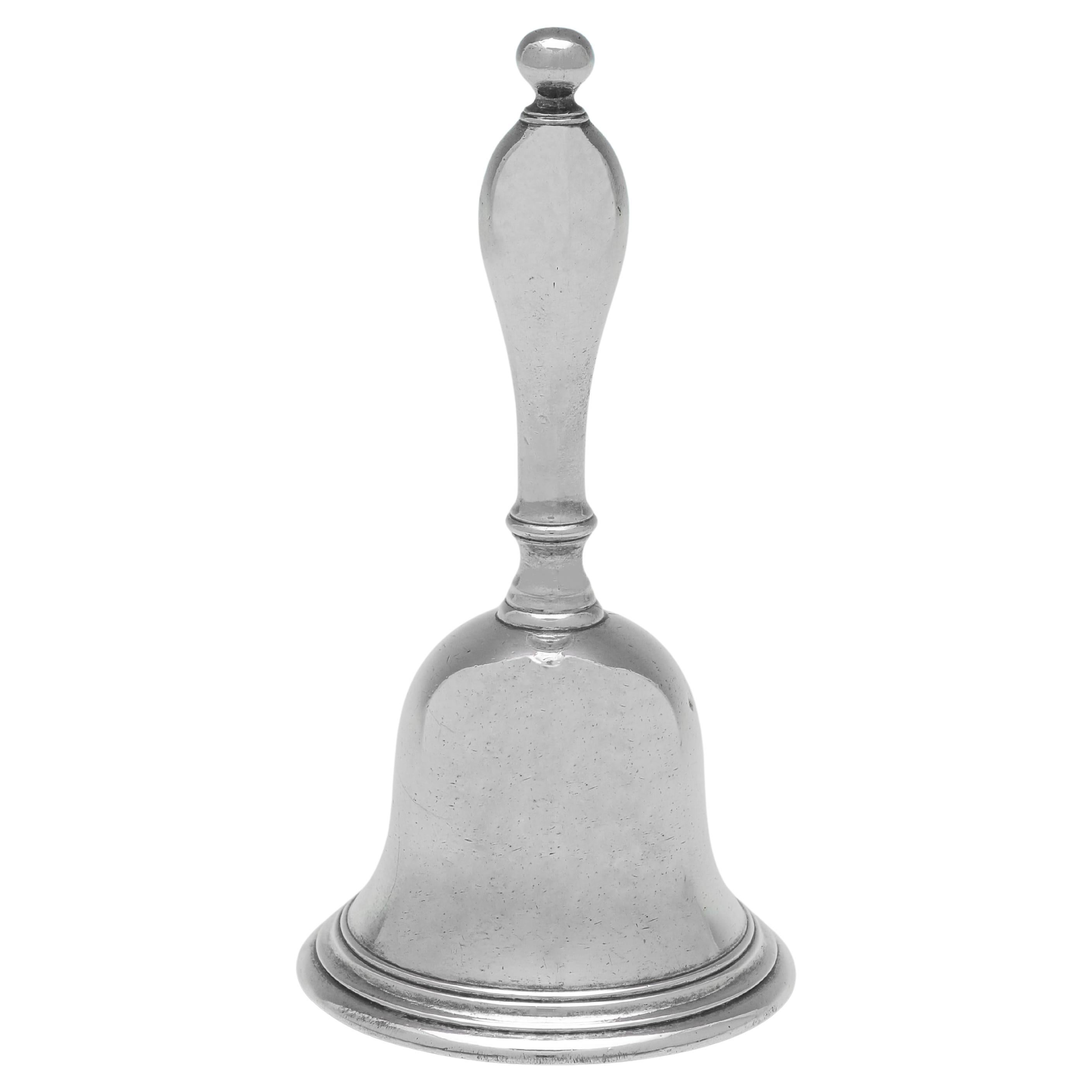 Regency period sterling silver table bell made in London in 1813