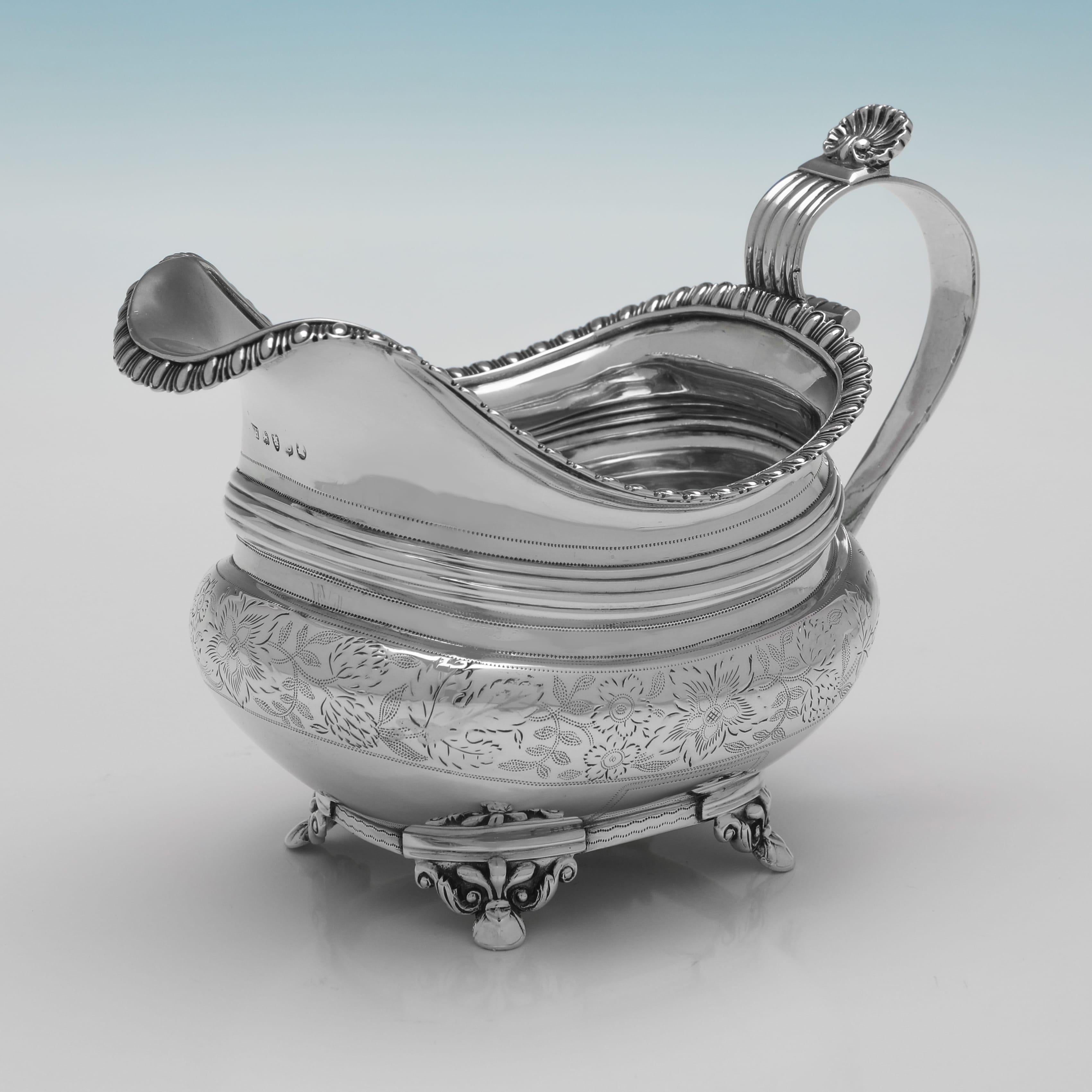 Servizio da tè e caffè in argento sterling del periodo Regency realizzato a Londra nel 1815 in vendita 2