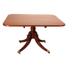 Régency Period Table in Solid Mahogany Circa 1800